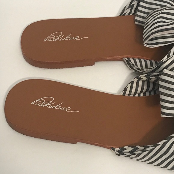 Park lane Bow Flat Sandals - Picture 6 of 12